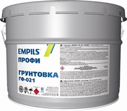 Грунтовка ГФ-021 серая 20кг универсальная EMPILS ПРОФИ 1551 ГОСТ 25129-82