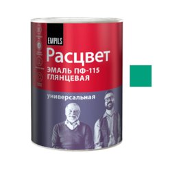 Эмаль ПФ-115 бирюзовая 0,9кг ТЗ "РАСЦВЕТ" ГОСТ 6455-2023