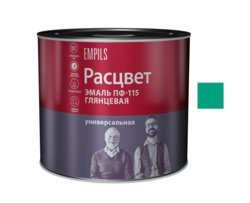 Эмаль ПФ-115 бирюзовая 1,9кг ТЗ "РАСЦВЕТ" ГОСТ 6455-2023