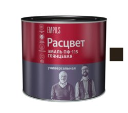 Эмаль ПФ-115 шоколадная 2,7кг ТЗ РАСЦВЕТ ГОСТ 6465-76