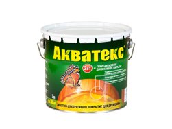Основа алкидная Акватекс 2 в 1 - тик 3л УФ-защита, влажн. древесина 40%