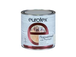 Лак паркетный полуматовый Eurotex–Премиум 0,8л (алкидно-уретановый)
