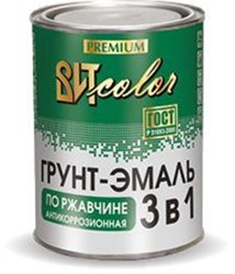 Грунт-эмаль по ржавчине 3 в 1 синяя 0,8 кг ВИТ color
