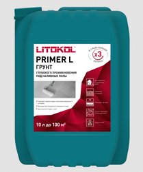 Грунтовка глубокого проникновения LITOKOL PRIMER L 10кг