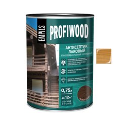 Антисептик EMPILS PROFIWOOD лаковый атмосферостойкий алкидный орех 0,7 кг