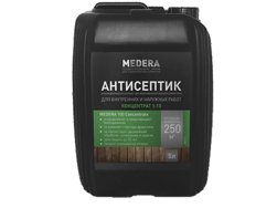 Антисептик для наружных и внутренних работ MEDERA 100 конц. 1:10, 20л