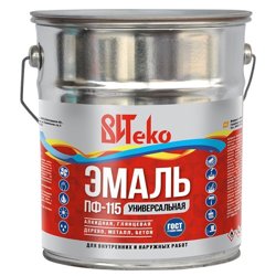 Эмаль ПФ-115 синяя 5 кг ВИТЕКО