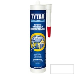 Герметик силиконовый универсальный белый TYTAN Professional 80мл