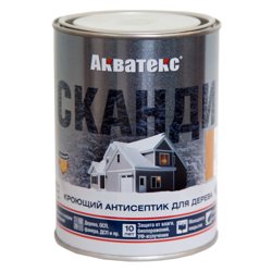 Антисептик кроющий для дерева Акватекс СКАНДИ айсберг (база А) 0,75л