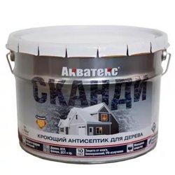 Антисептик кроющий для дерева Акватекс СКАНДИ фьорд 9 л