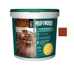 Антисептик-лазурь EMPILS PROFIWOOD декоративный атмосферостойкий махагон 0,9 кг