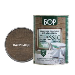 Пропитка защитная БОР CLASSIC тонирующая алкидная матовая палисандр 2,5кг