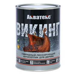 Антисептик лессирующий Акватекс ВИКИНГ для дерева тик 0,75 л