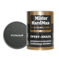 Грунт-эмаль Mr. HARDMAX "Алмазная крошка" антикоррозийная угольная 1кг