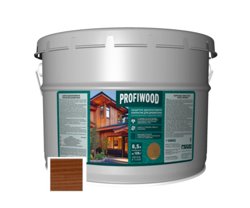 Защитно-декоративное покрытие для древесины EMPILS PROFIWOOD тик 8 кг