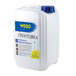 Грунт глубокого проникновения 5 кг WEDO G9