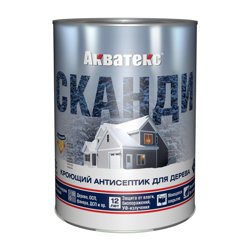 Антисептик кроющий для дерева Акватекс СКАНДИ северное море 0,75л (пласт,)