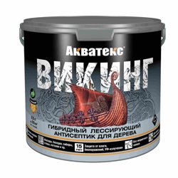 Антисептик лессирующий Акватекс ВИКИНГ для дерева палисандр 2,5 л (пласт.)