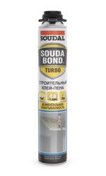 Пена-клей полиуретановый профессиональный СОУДАЛ Soudabond Turbo 750 мл ( Т-ра перевозки не ниже 0 град)