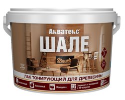 Лак тонирующий для дерева Акватекс ШАЛЕ дуб 2,5кг