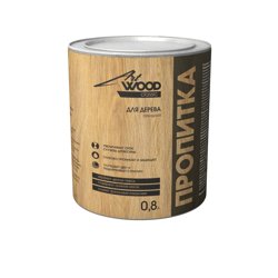 Состав деревозащитный ArtWOOD Classic темно- серый 0,8 л
