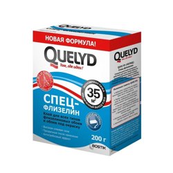 Клей для обоев QUELYD Спец-Флизелин 200 г (до 35 кв.м.)