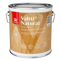 Антисептик-лазурь Tikkivala VALTTI NATURAL полуглянцевый 2,7л бесцветный
