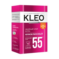 Клей обойный KLEO EXTRA 55 для флизелиновых обоев 380гр (до 55кв.м.)