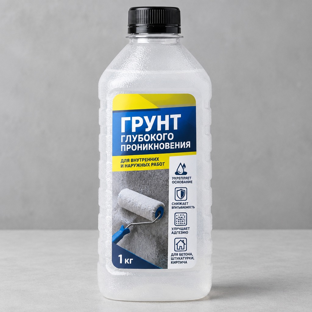 Грунты глубокого проникновения, 1 кг.