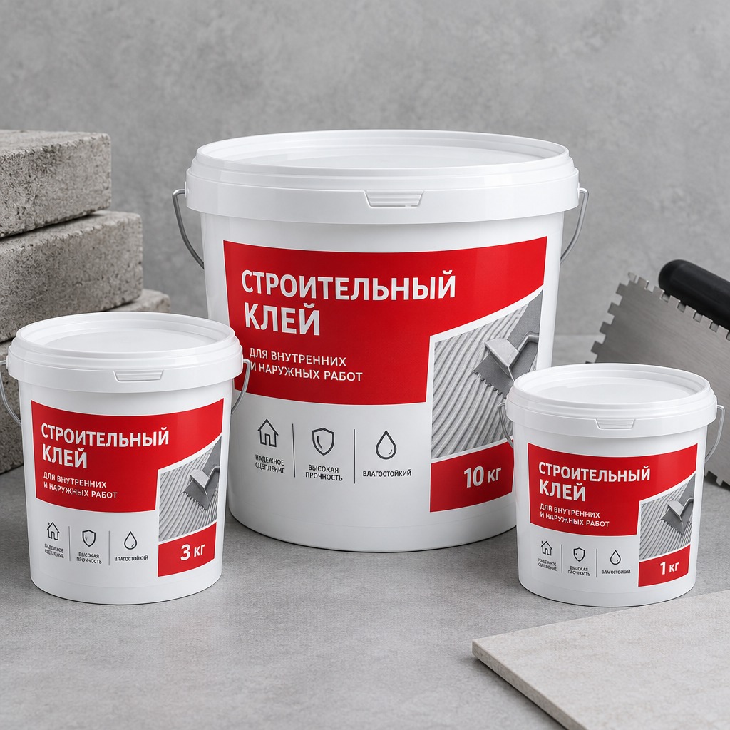 Клеи строительные 3 кг.