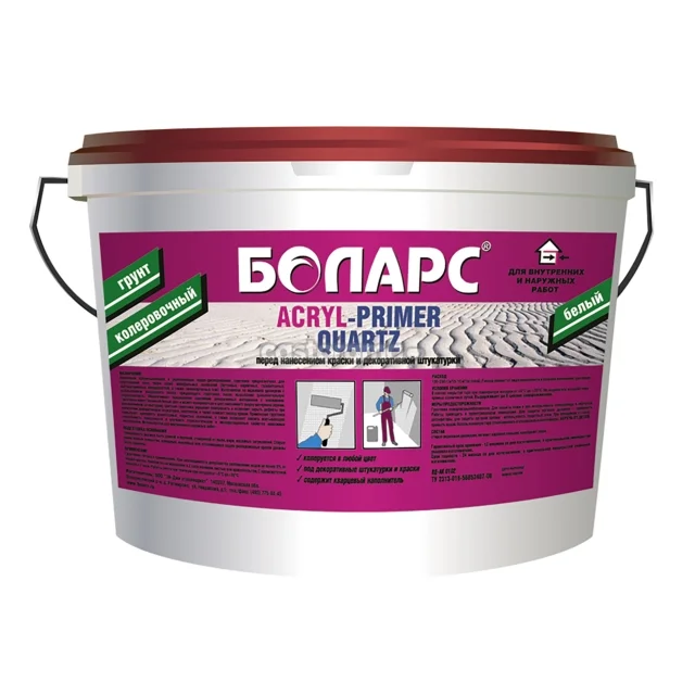 Грунт БОЛАРС ACRYL-PRIMER QUARZ (X096/2) 7 кг