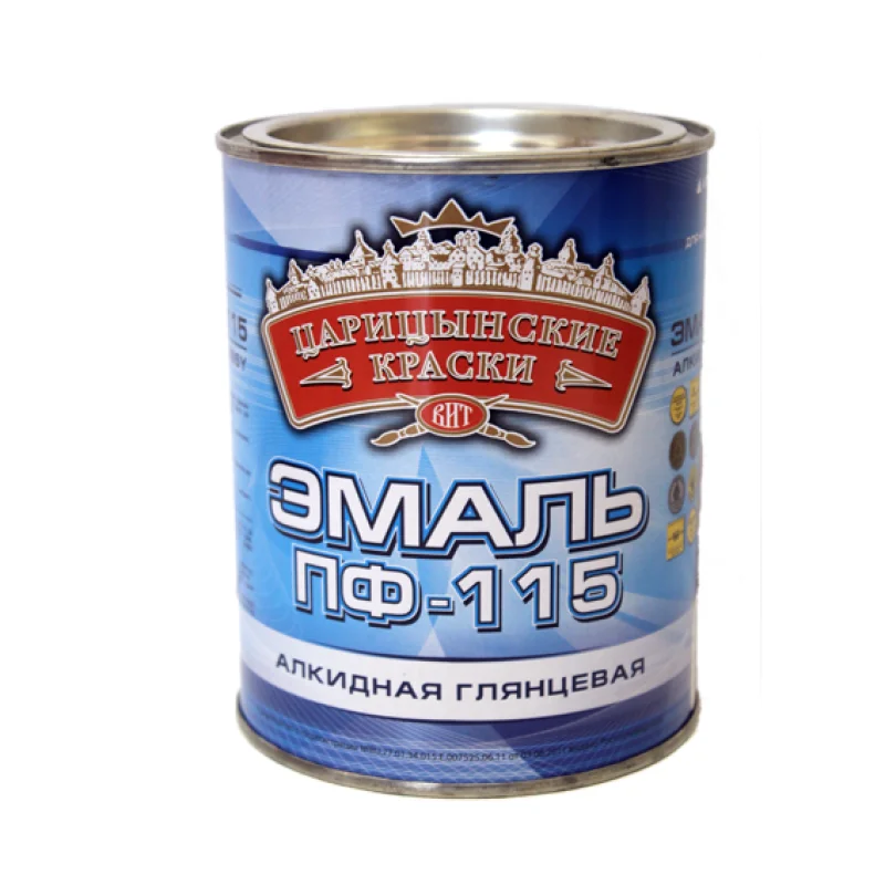 Эмаль ПФ-115 фиолетовая 0,8 кг Царицынские краски