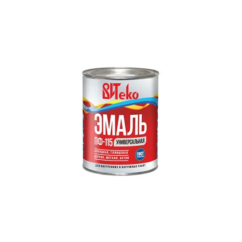 Эмаль ПФ-115 коричневая 0,8 кг ВИТЕКО