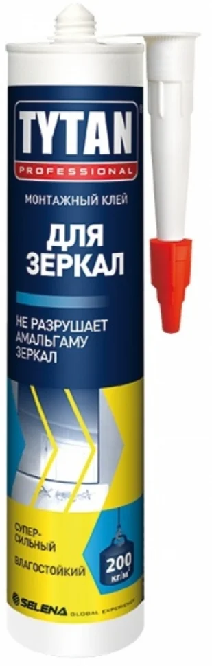 Клей монтажный для зеркал бежевый на основе синтетического каучука TYTAN Professional 310 мл