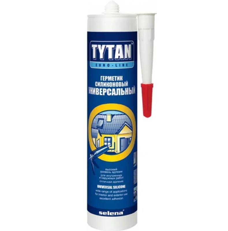 Герметик силиконовый универсальный бесцветный TYTAN Professional 80мл