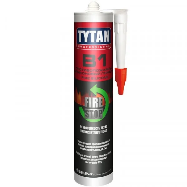 Герметик силиконовый противопожарный TYTAN Professional B1 310мл