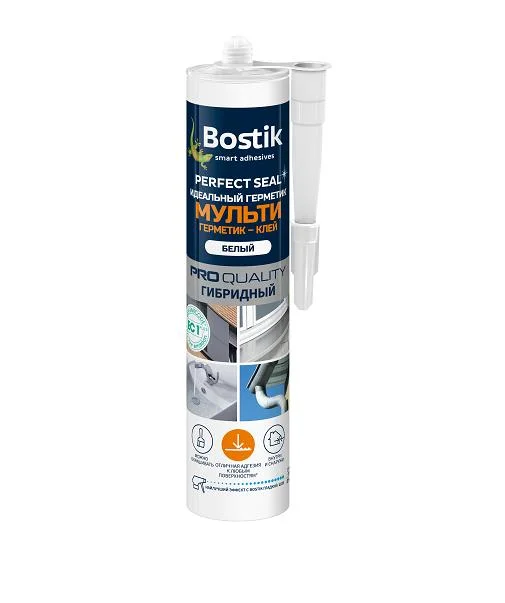 Клей-герметик BOSTIK Perfect Seal Мульти белый 290мл (Т-ра перевозки не ниже +5град)