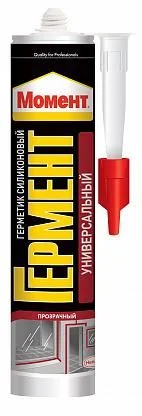 Герметик силиконовый Henkel Момент Гермент универсальный прозрачный 280мл