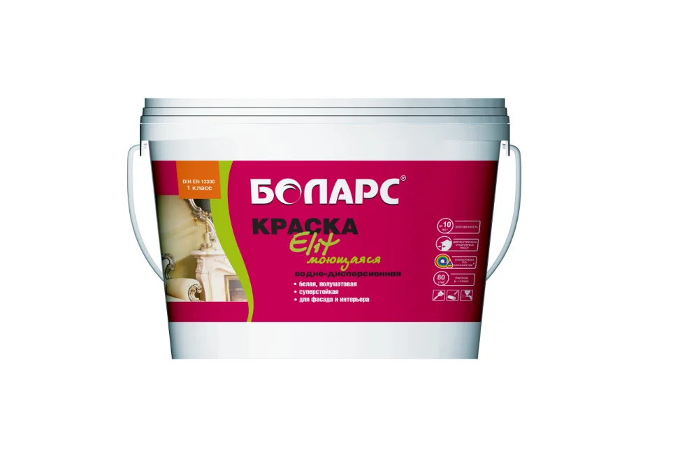 Краска ВД фасадная Боларс ELIT 15 кг