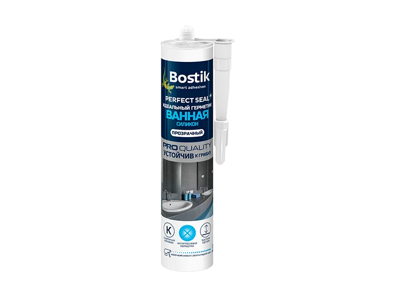 Герметик силиконовый BOSTIK Perfect Seal Ванная прозрачный 280мл