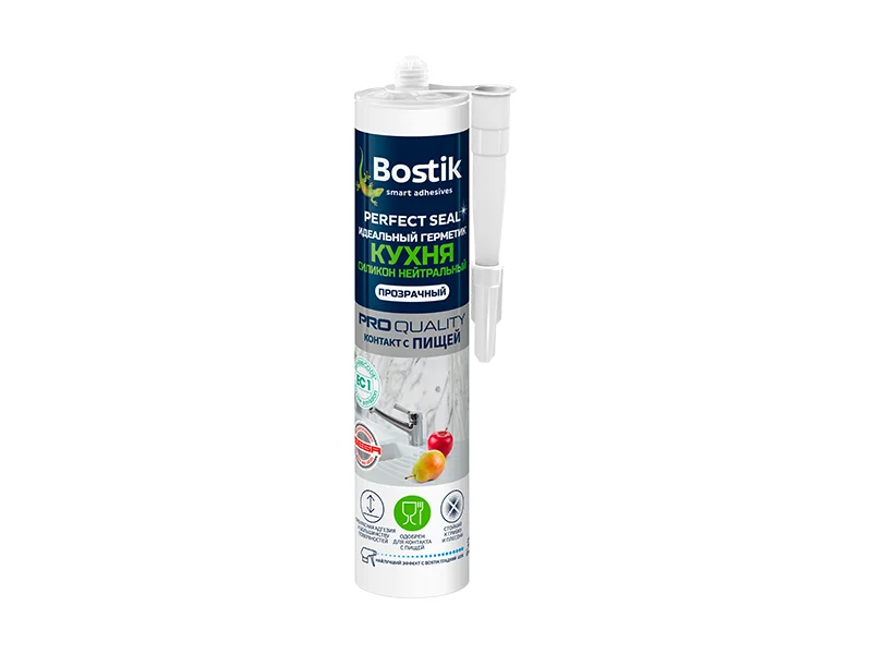 Герметик силиконовый BOSTIK Perfect Seal Кухня Нейтральный прозрачный 280мл