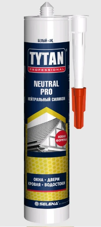 Герметик силиконовый нейтральный бесцветный TYTAN Professional Neutral PRO 280мл