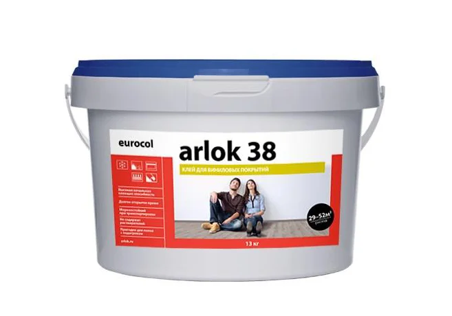 Клей для напольной ПВХ-плитки Arlok 38 13кг