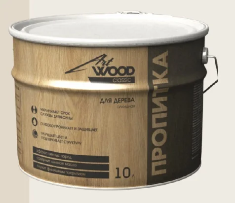 Состав деревозащитный ArtWOOD Classic палисандр 10 л