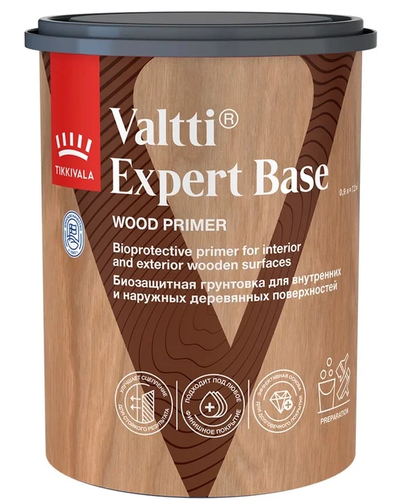 Антисептик грунтовочный Tikkivala VALTTI EXPERT BASE 0,9л
