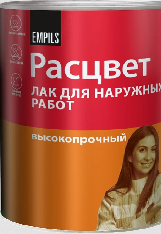 Лак РАСЦВЕТ для наружных работ 1,6кг