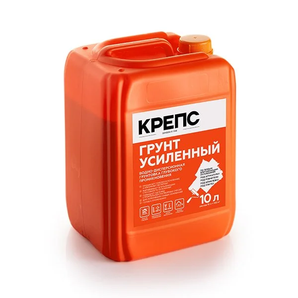 Грунт глубокого проникновения КРЕПС УСИЛЕННЫЙ 10 л