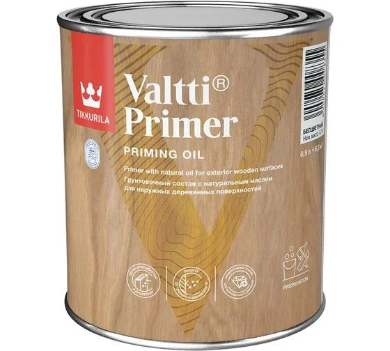 Антисептик грунтовочный Tikkivala VALTTI PRIMER бесцветный 0,9л