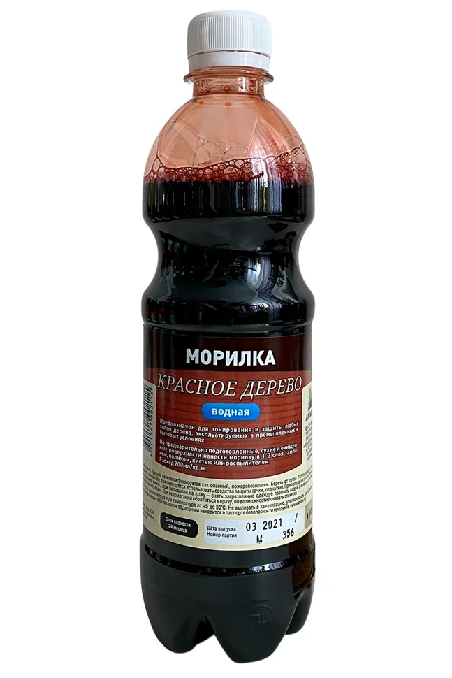 Морилка водная АНЛЕС красное дерево 0,5л