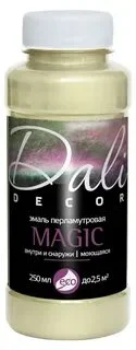 Эмаль DALI DECOR Magic акриловая перламутровая ЖЕМЧУГ, 0,25 л